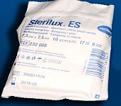 Салфетки стерильные STERILUX ES: 7,5 х7, 5 см; 8 слоев; 17 нитей; 5 